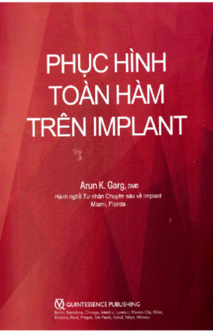 Phục hình toàn hàm trên implant (10 chương) (10)